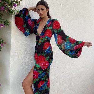 RAT & BOA Ferreira Floral Dress XS